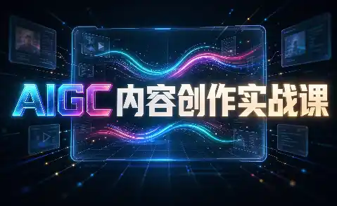 AIGC内容创作实战课-小玖网_综合网创资源_优质付费资源_知识付费网课平台_创业项目