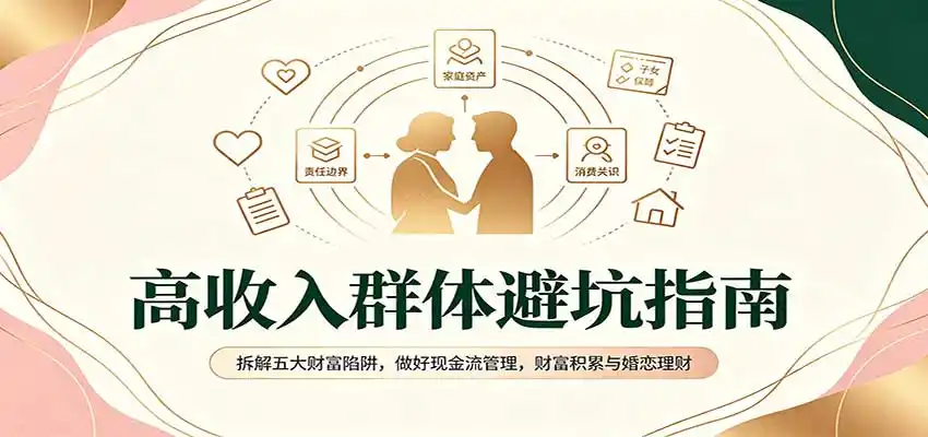 高收入群体避坑指南：拆解五大财富陷阱，做好现金流管理，财富积累与婚恋理财-小玖网_综合网创资源_优质付费资源_知识付费网课平台_创业项目