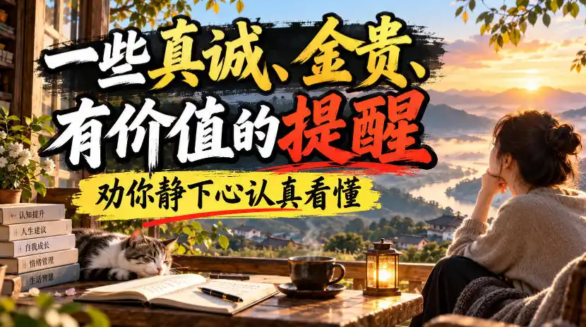 付费文章：一些真诚、金贵、有价值的提醒，劝你静下心认真看懂-小玖网_综合网创资源_优质付费资源_知识付费网课平台_创业项目